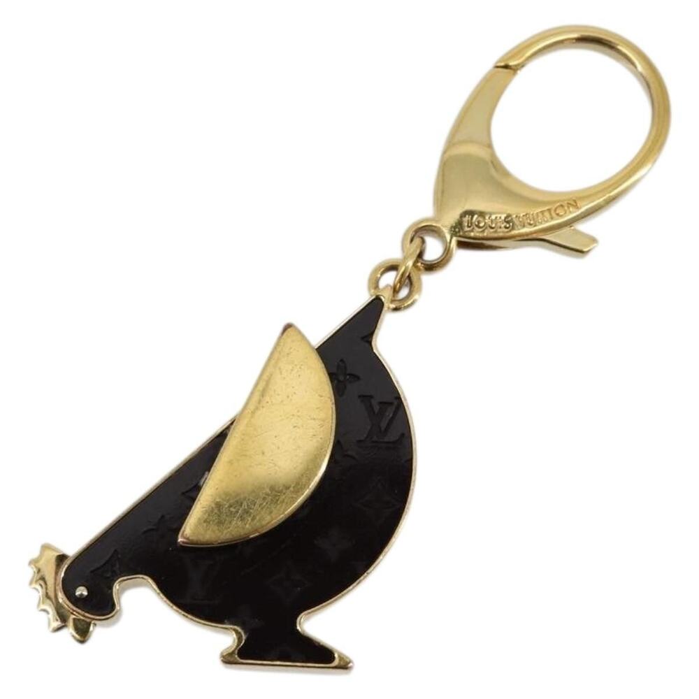 Louis Vuitton Bijou Sac Animalia Chicken Charm Metal Dark Brown